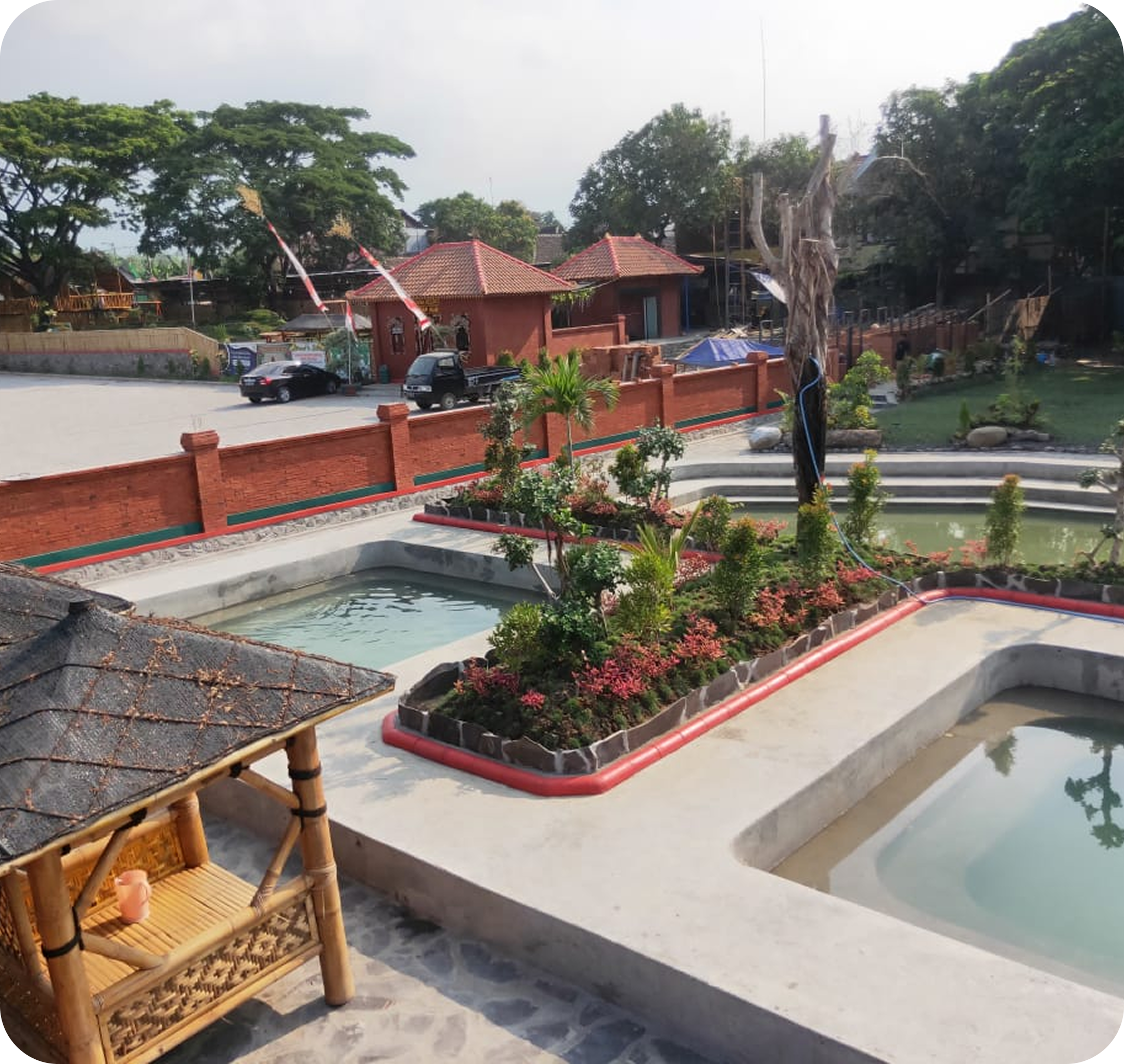 Kolam Dewasa - Kolam air panas untuk dewasa di Wisata Air Panas Wong Pulungan