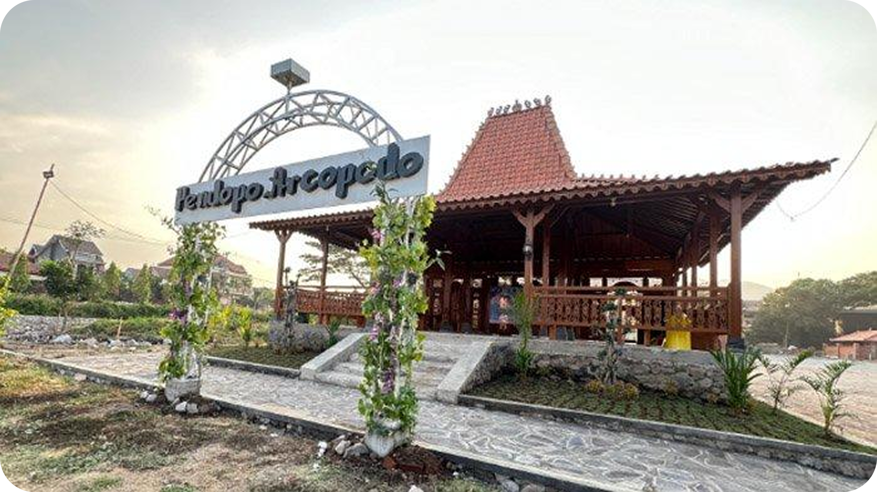 Pendopo Arcopodo - Pendopo tradisional Jawa di Wisata Air Panas Wong Pulungan